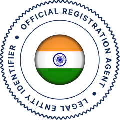 Official registration agent stamp